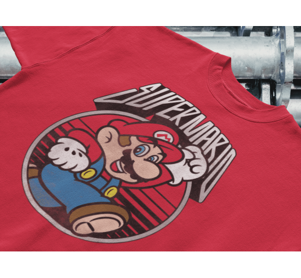 Super Mario Retro Circle Logo Super Mario Retro Circle Logo